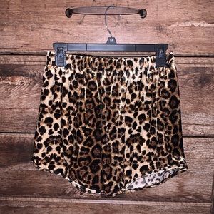 Velvet Cheetah Shorts 🐆